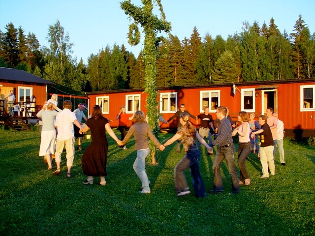 Midsommarfirande  Fotograf: Barbara Silen